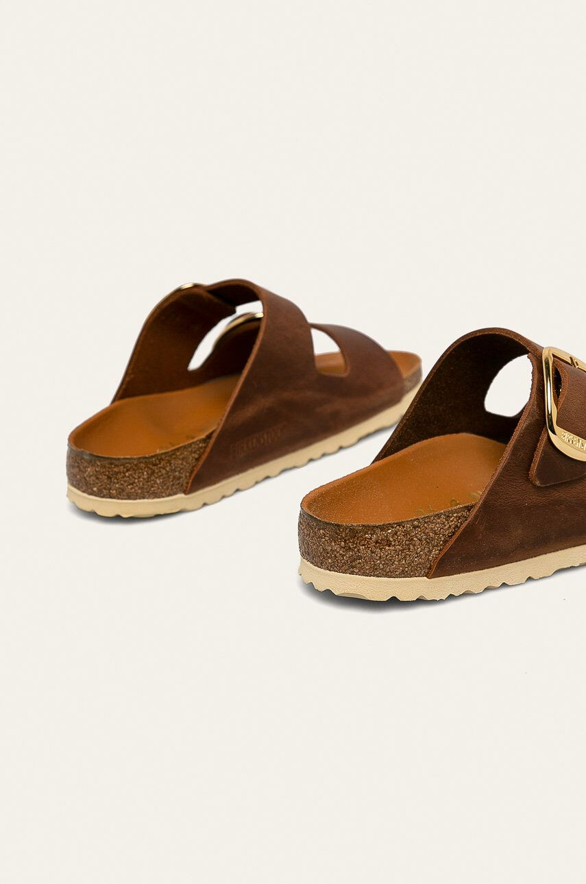 Birkenstock Kožené šľapky Arizona Big Buckle 1011073-COGNAC - Pepit.sk