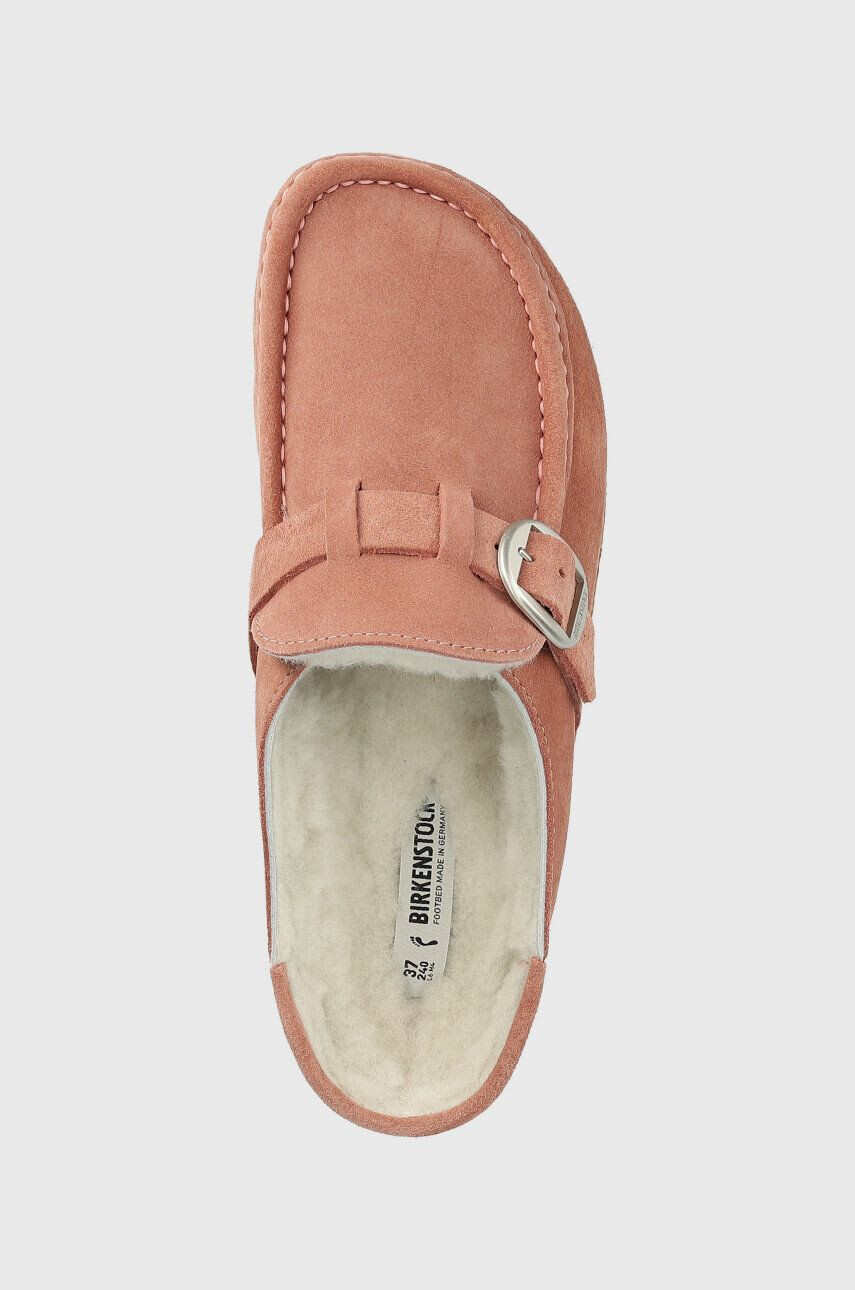 Birkenstock Semišové papuče Buckley ružová farba - Pepit.sk