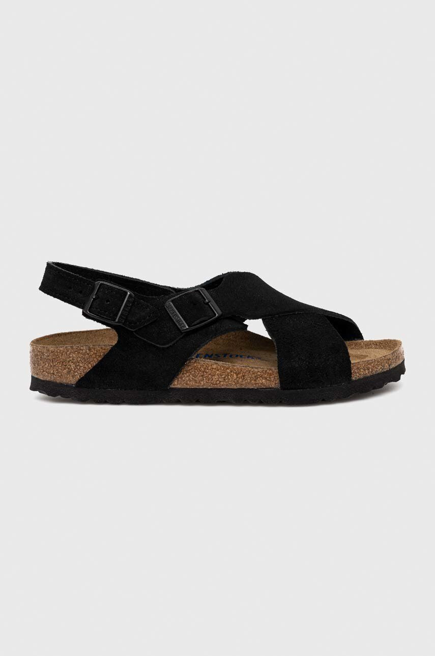 Birkenstock Semišové sandále Tulum SFB 1024086-black dámske čierna farba - Pepit.sk