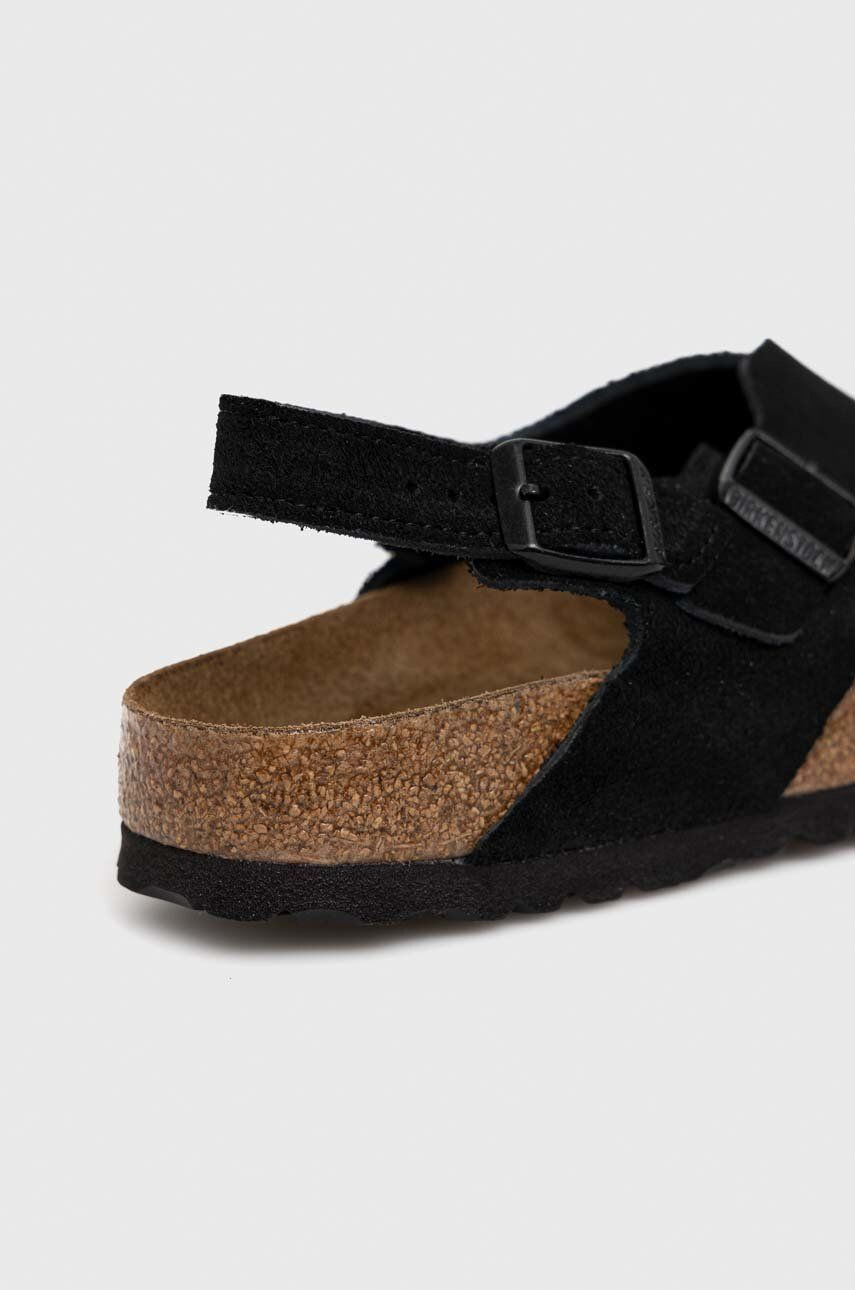 Birkenstock Semišové sandále Tulum SFB 1024086-black dámske čierna farba - Pepit.sk