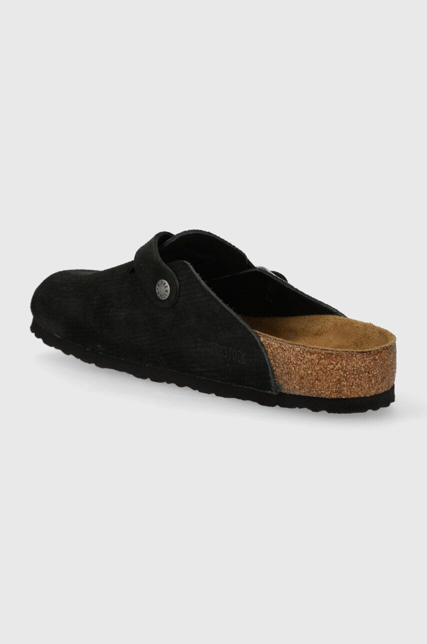 Birkenstock Semišové šľapky pánske čierna farba - Pepit.sk