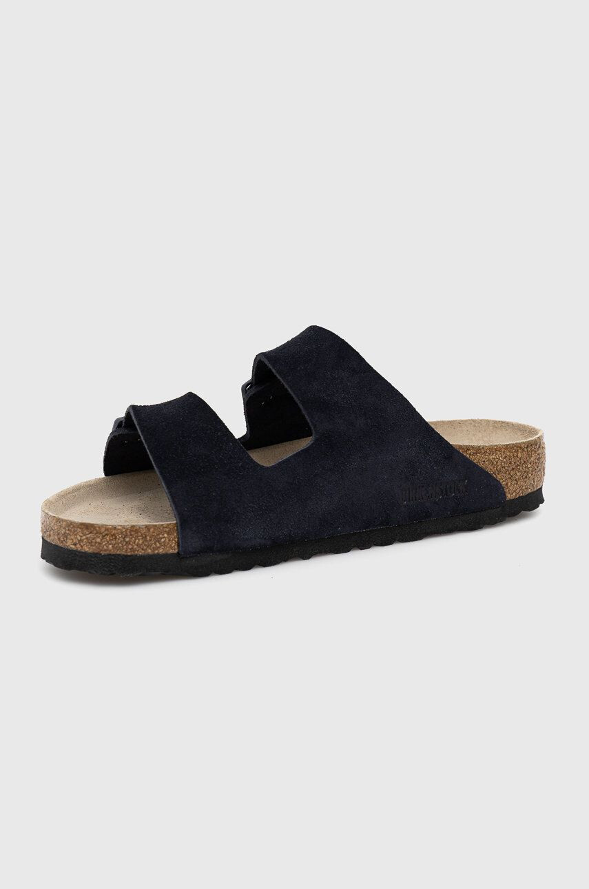 Birkenstock Semišové šľapky Arizona 1020732.Midnight-Midnight tmavomodrá farba - Pepit.sk