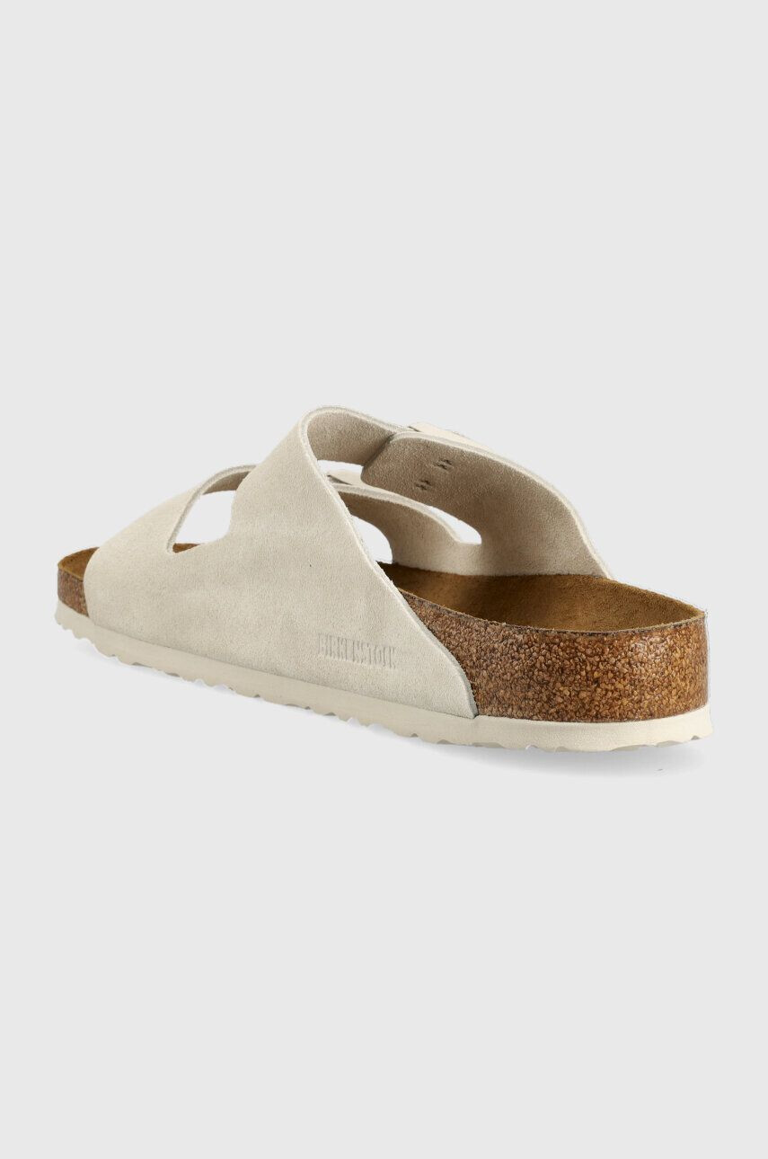 Birkenstock Semišové šľapky Arizona 1024554-lgrey pánske šedá farba - Pepit.sk