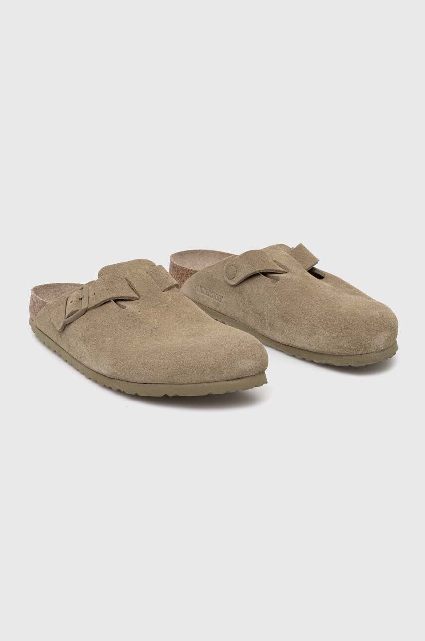 Birkenstock Semišové šľapky Boston - Pepit.sk