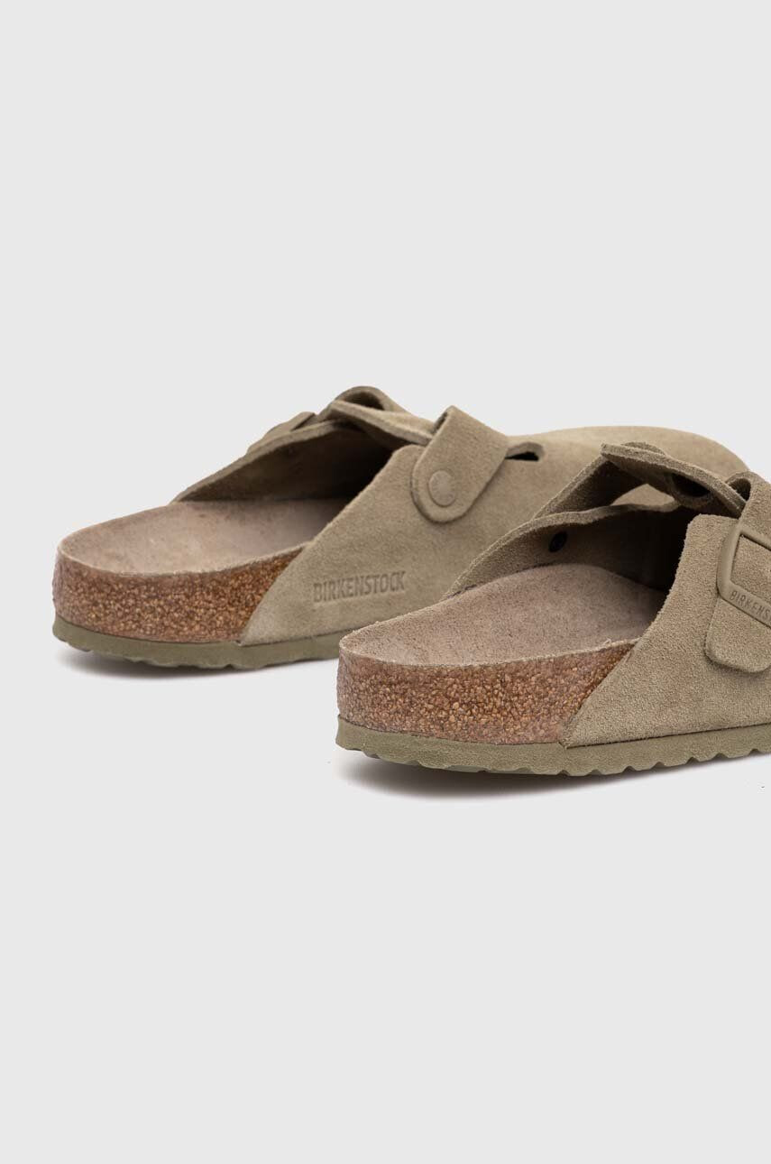 Birkenstock Semišové šľapky Boston - Pepit.sk