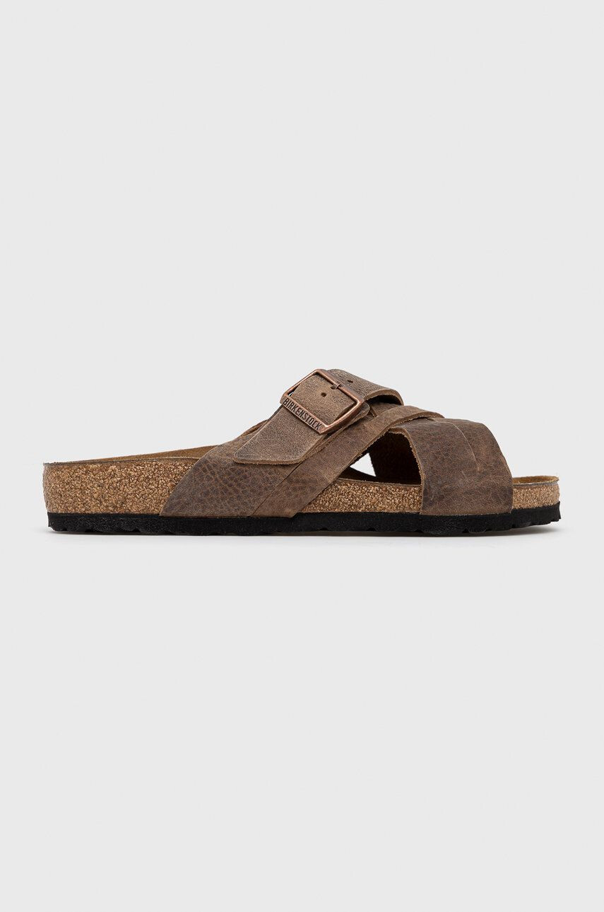 Birkenstock Semišové šľapky Lugano - Pepit.sk