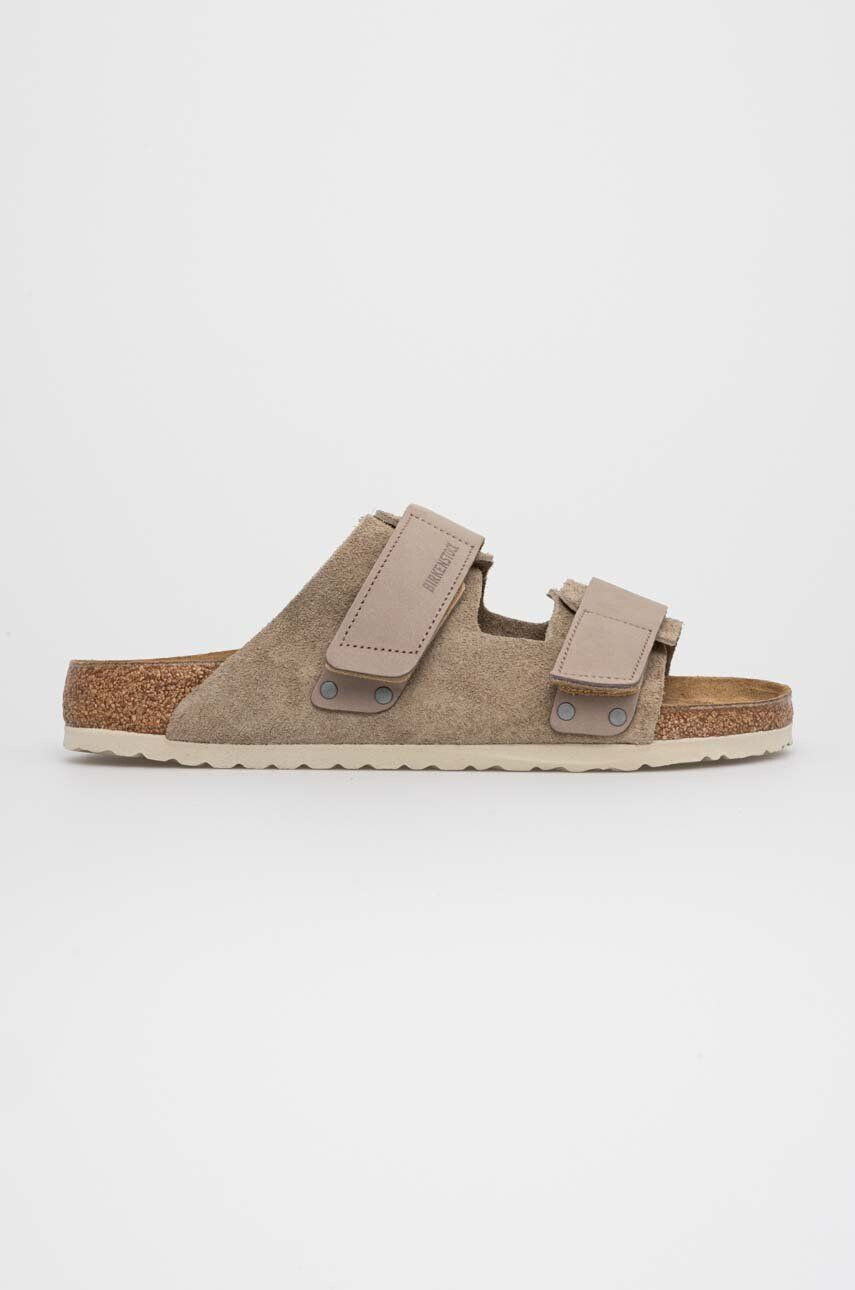 Birkenstock Semišové šľapky Uji dámske čierna farba 1024810 - Pepit.sk