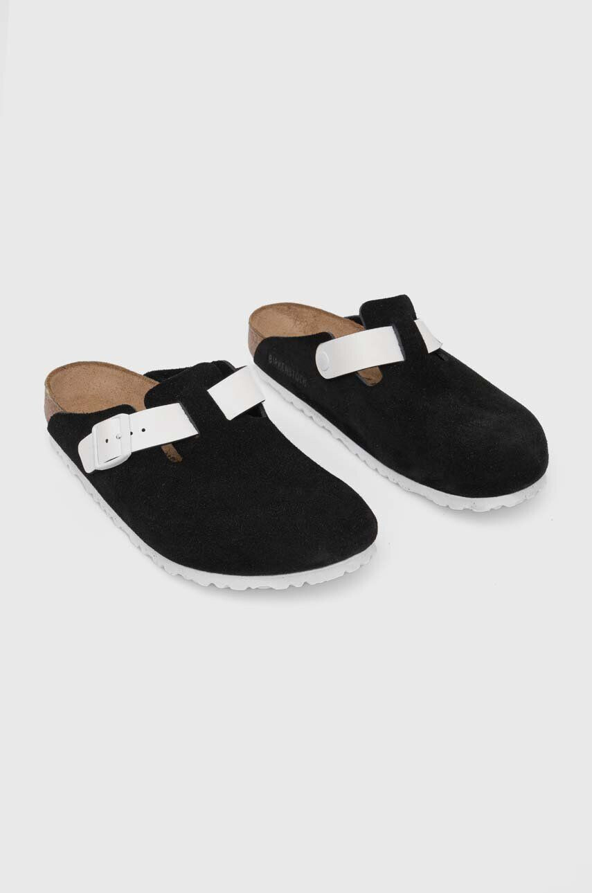 Birkenstock Šľapky Boston 1025895 pánske čierna farba - Pepit.sk