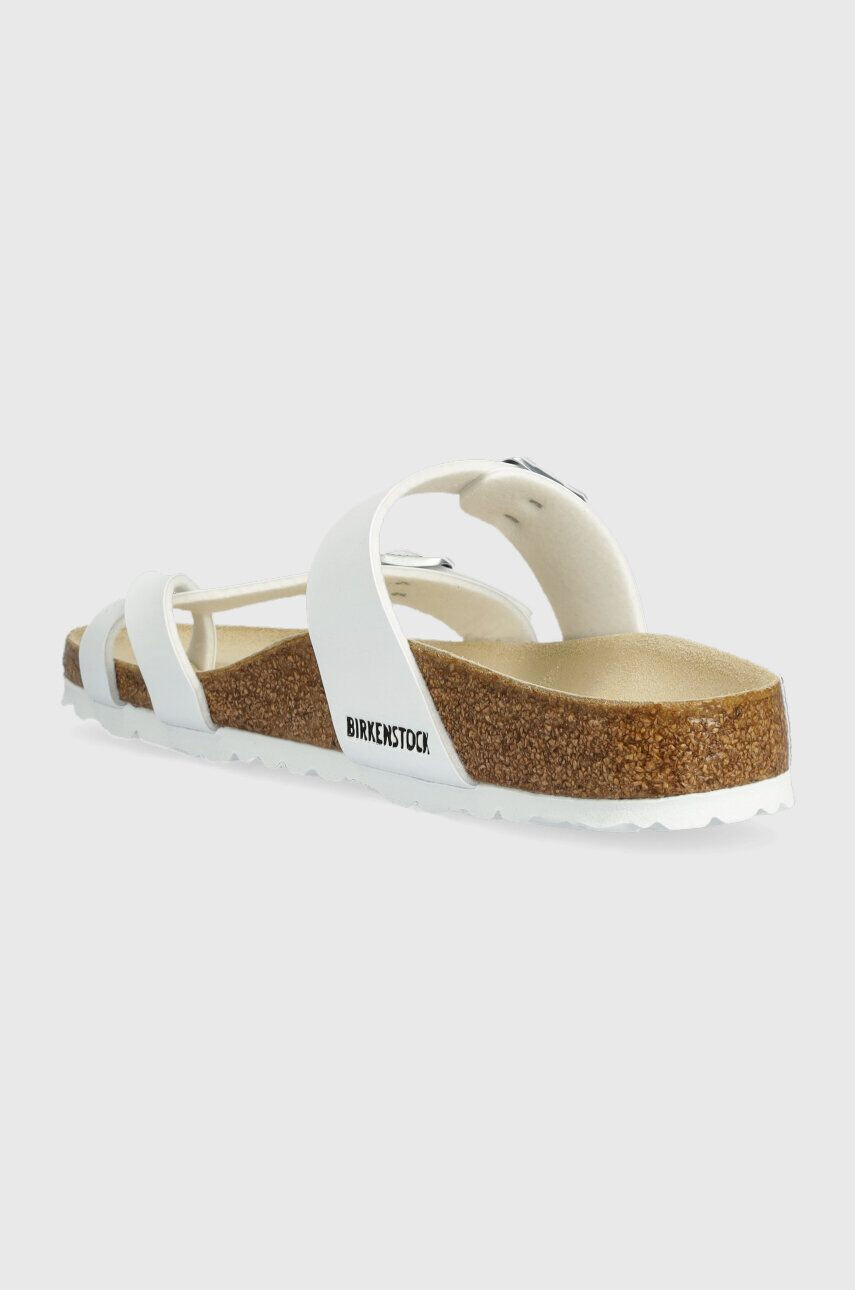 Birkenstock Žabky 0071053-white dámske biela farba na platforme - Pepit.sk