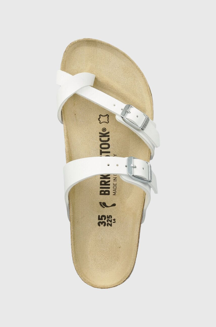 Birkenstock Žabky 0071053-white dámske biela farba na platforme - Pepit.sk