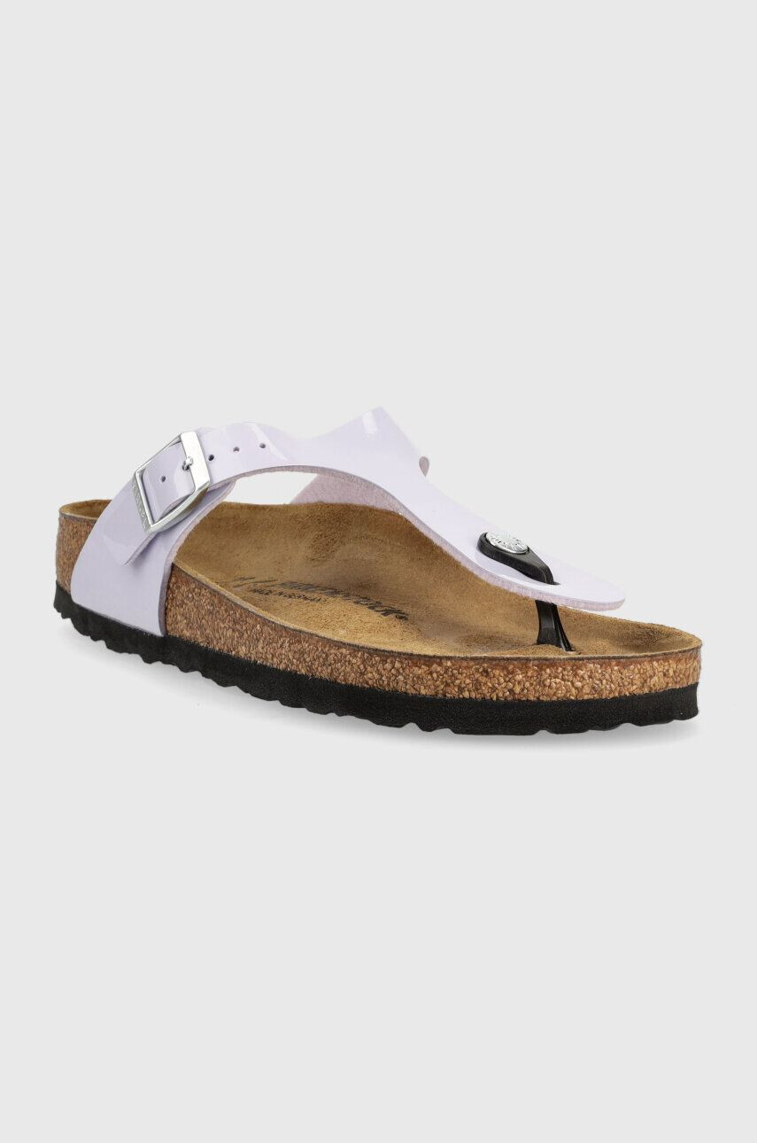 Birkenstock Žabky Gizeh dámske oranžová farba na plochom podpätku 1025560 - Pepit.sk