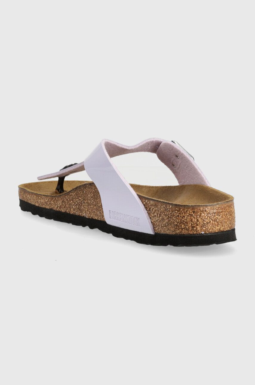 Birkenstock Žabky Gizeh dámske oranžová farba na plochom podpätku 1025560 - Pepit.sk