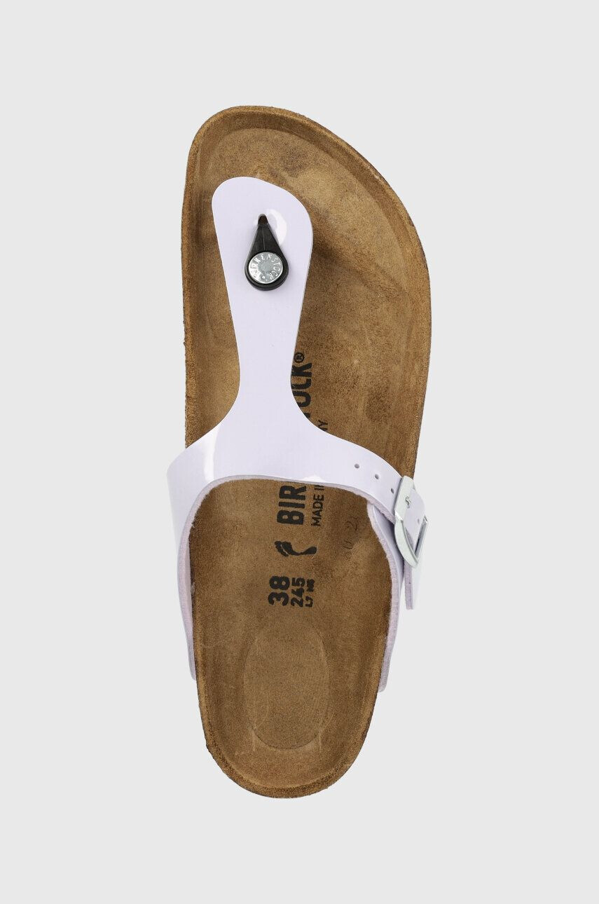 Birkenstock Žabky Gizeh dámske oranžová farba na plochom podpätku 1025560 - Pepit.sk