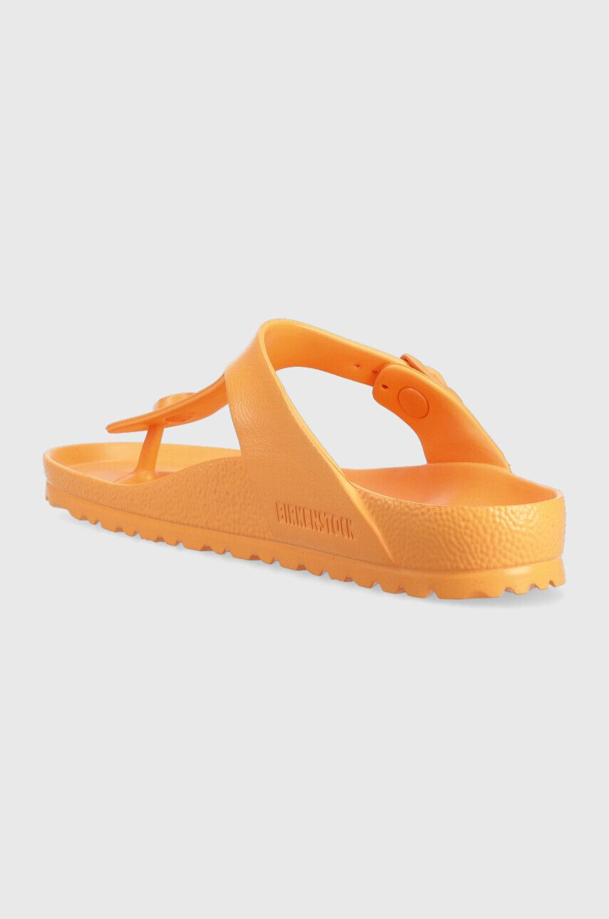 Birkenstock Žabky Gizeh dámske oranžová farba na plochom podpätku 1025599 - Pepit.sk