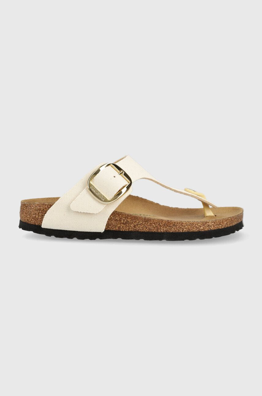 Birkenstock Žabky Gizeh dámske béžová farba na plochom podpätku 1025503 - Pepit.sk