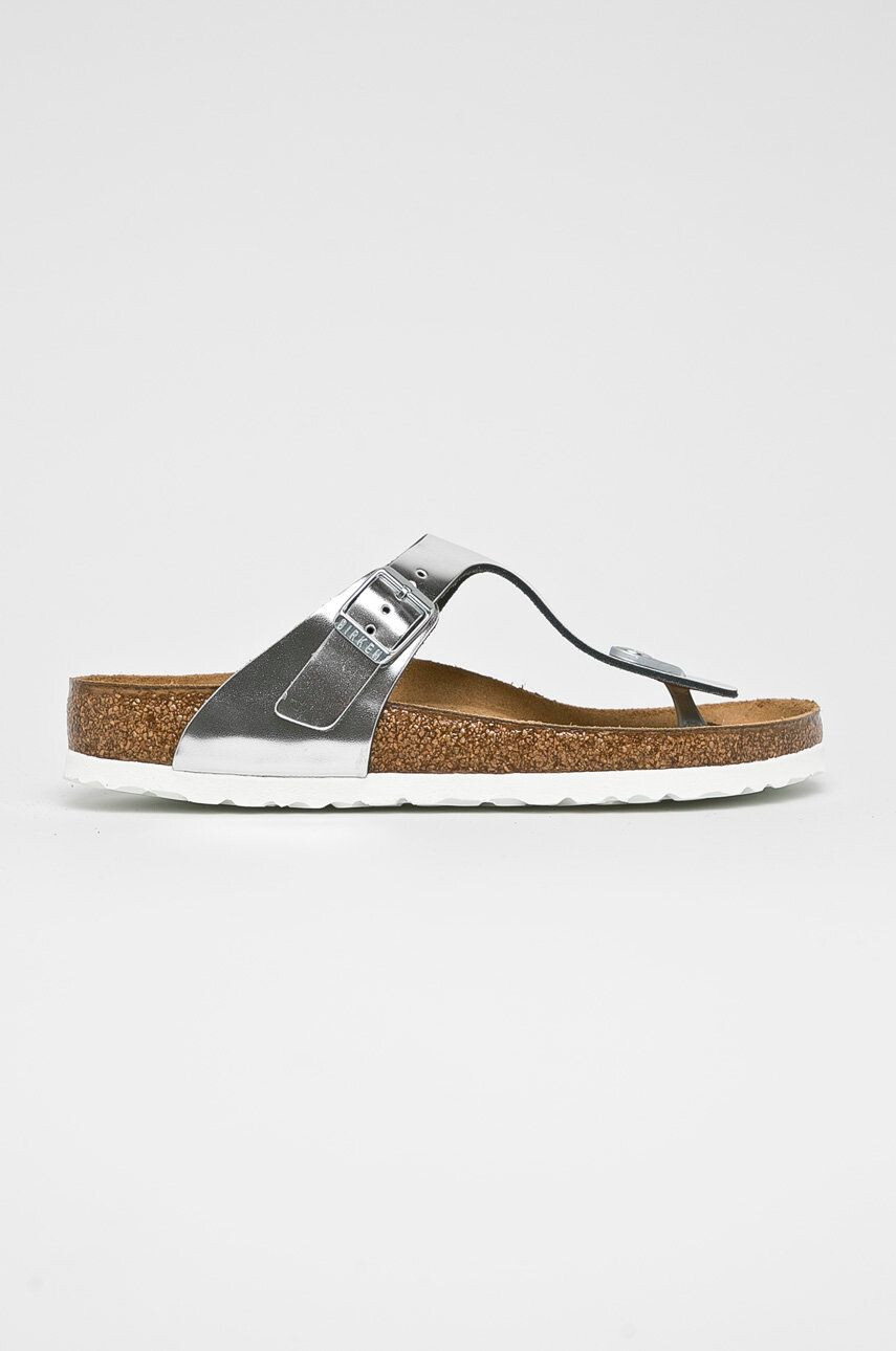 Birkenstock Žabky Gizeh 1003674-SILVER - Pepit.sk