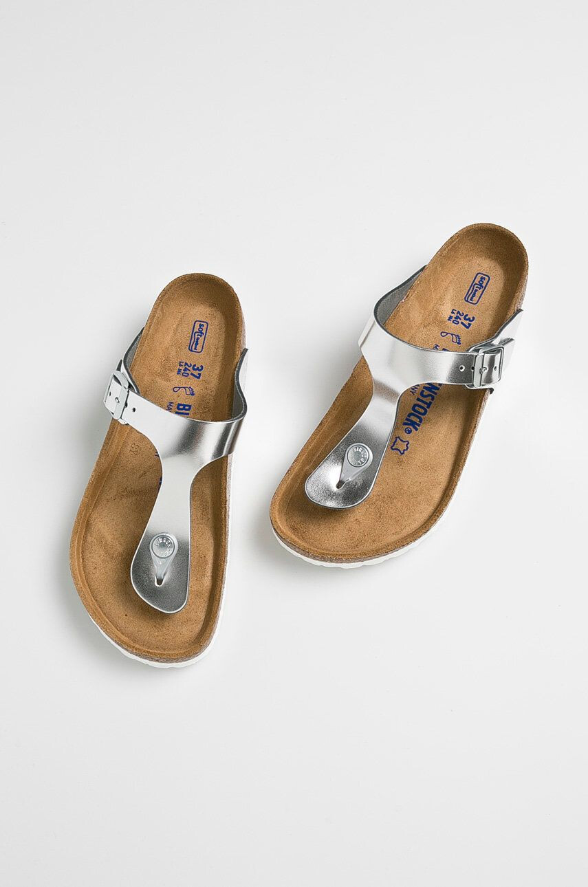 Birkenstock Žabky Gizeh 1003674-SILVER - Pepit.sk