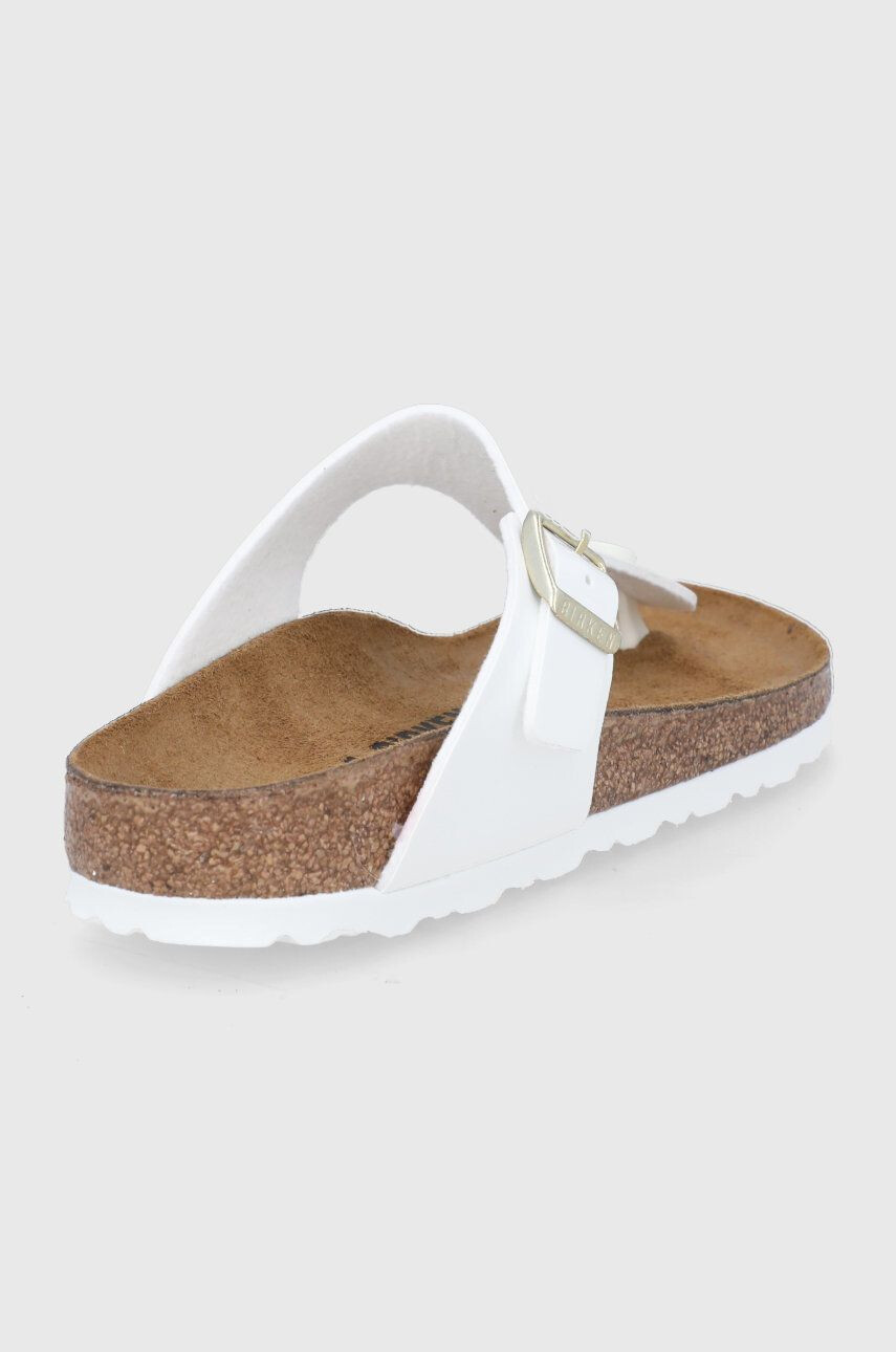 Birkenstock Žabky Gizeh 1005300-White dámske biela farba na plochom podpätku - Pepit.sk