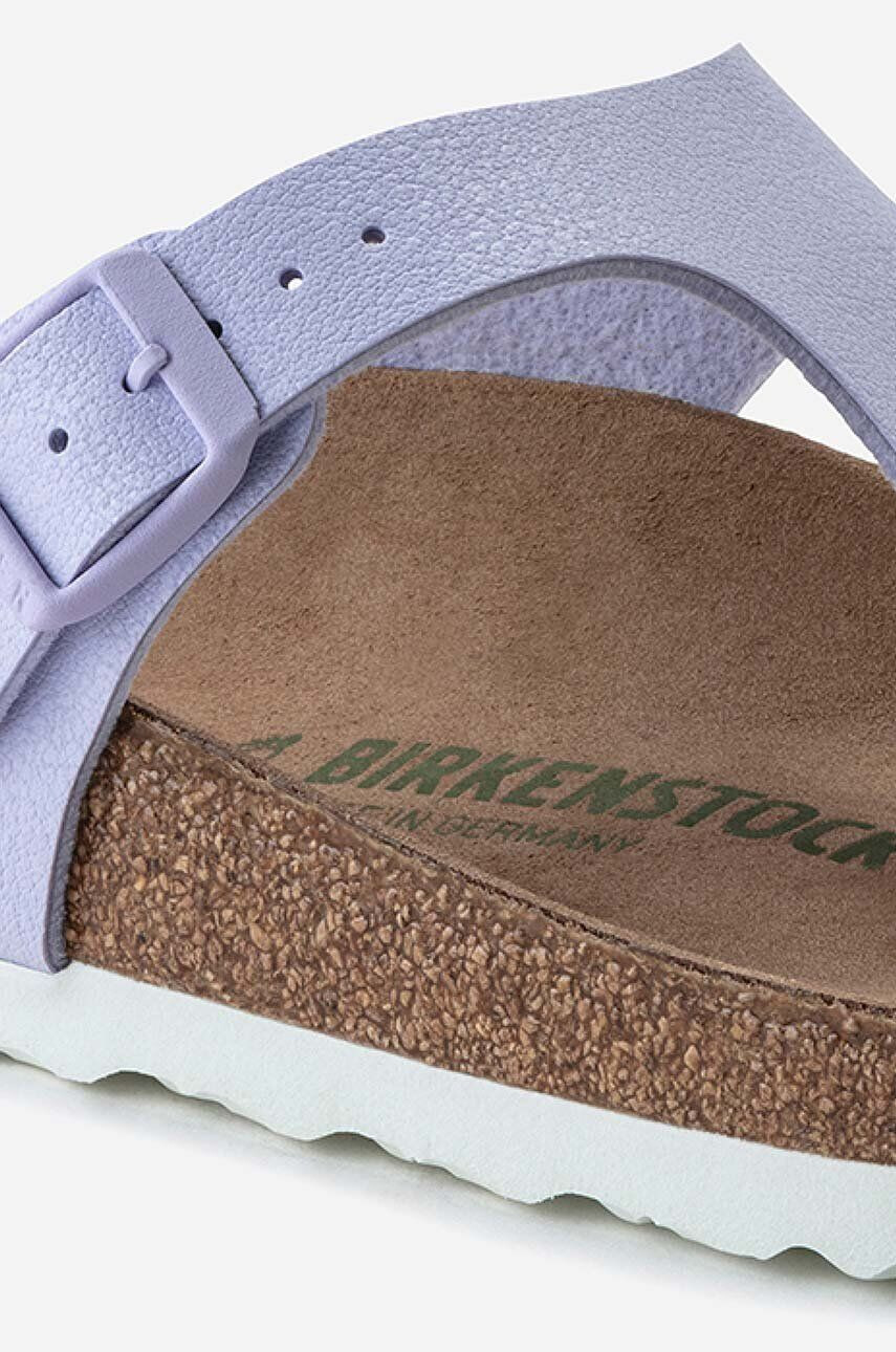 Birkenstock Žabky Gizeh BFBC Earthy 1022596-Purple dámske fialová farba na plochom podpätku - Pepit.sk