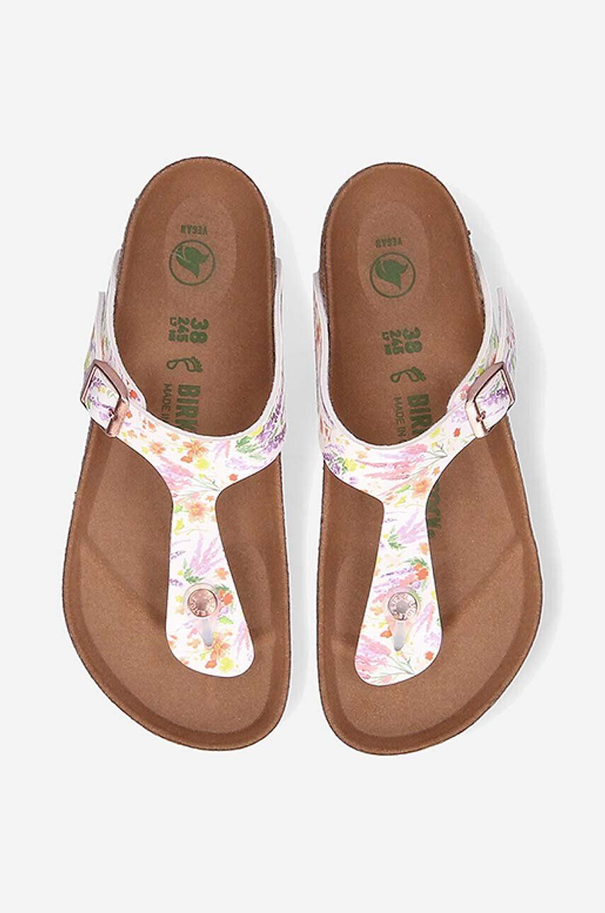 Birkenstock Žabky Gizeh BFDD Summer 1021426-White dámske na plochom podpätku - Pepit.sk