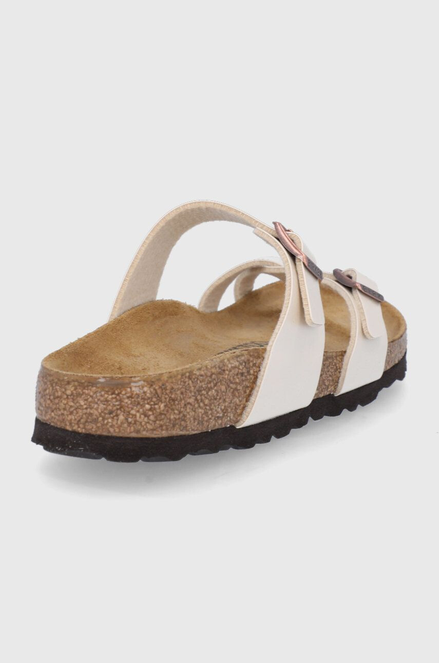 Birkenstock Žabky Mayari 1020664-White dámske krémová farba na plochom podpätku - Pepit.sk