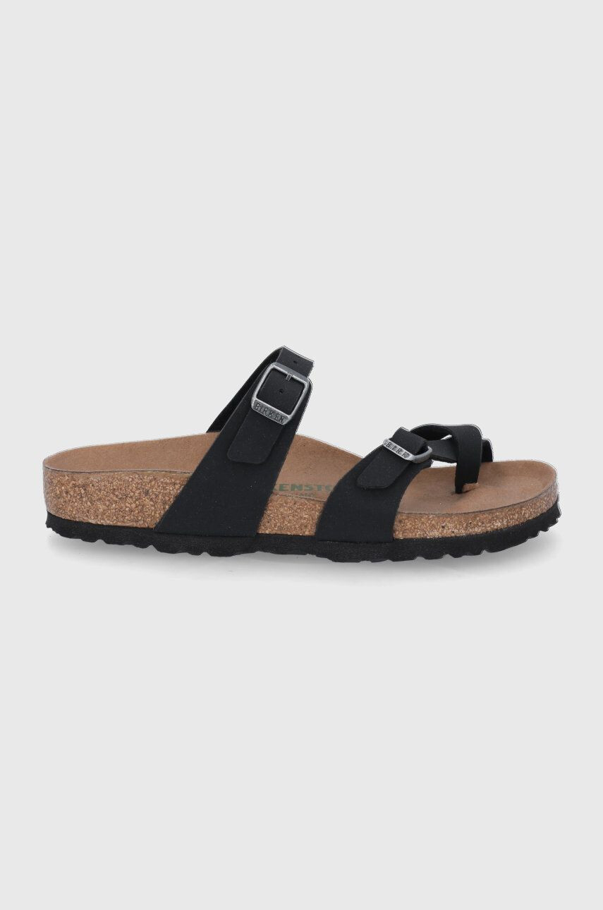 Birkenstock Žabky Mayari 1021231-Black dámske čierna farba na plochom podpätku - Pepit.sk