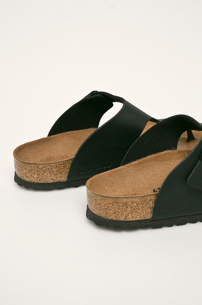 Birkenstock Žabky Ramses 44793.BLK-BLACK dámske čierna farba na plochom podpätku - Pepit.sk