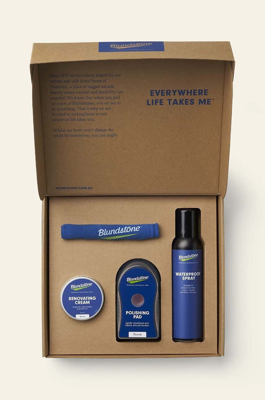 Blundstone Sada na starostlivosť o obuv hnedá farba B.Shoe.Care.Kit.Brown - Pepit.sk