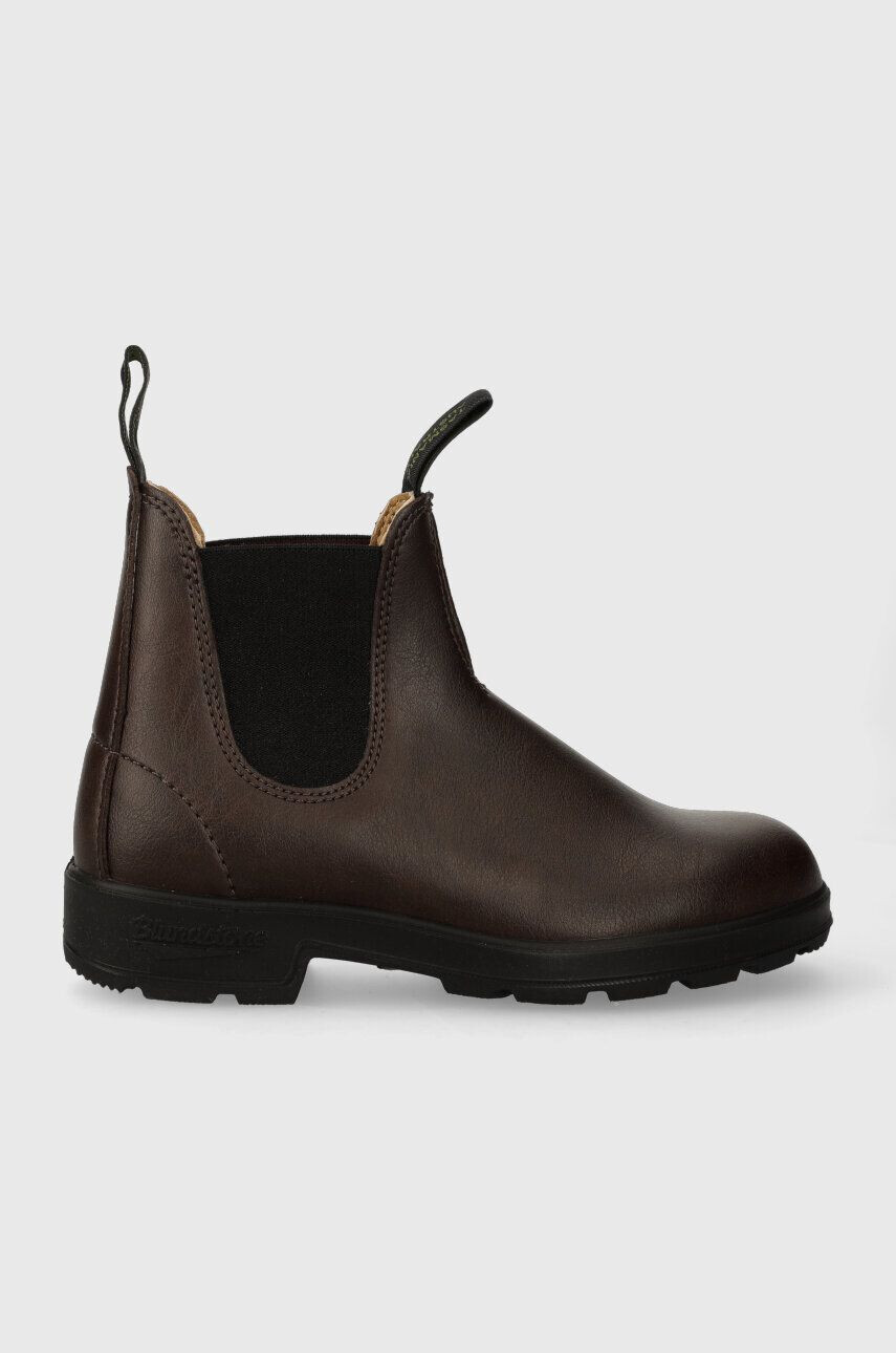 Blundstone Topánky chelsea 2116 dámske hnedá farba na plochom podpätku 2116.Vegan.Brown - Pepit.sk