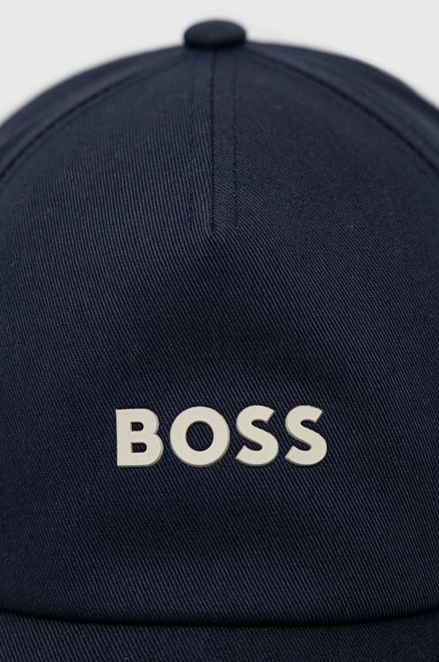 Boss Orange Bavlnená šiltovka BOSS BOSS CASUAL čierna farba s nášivkou - Pepit.sk