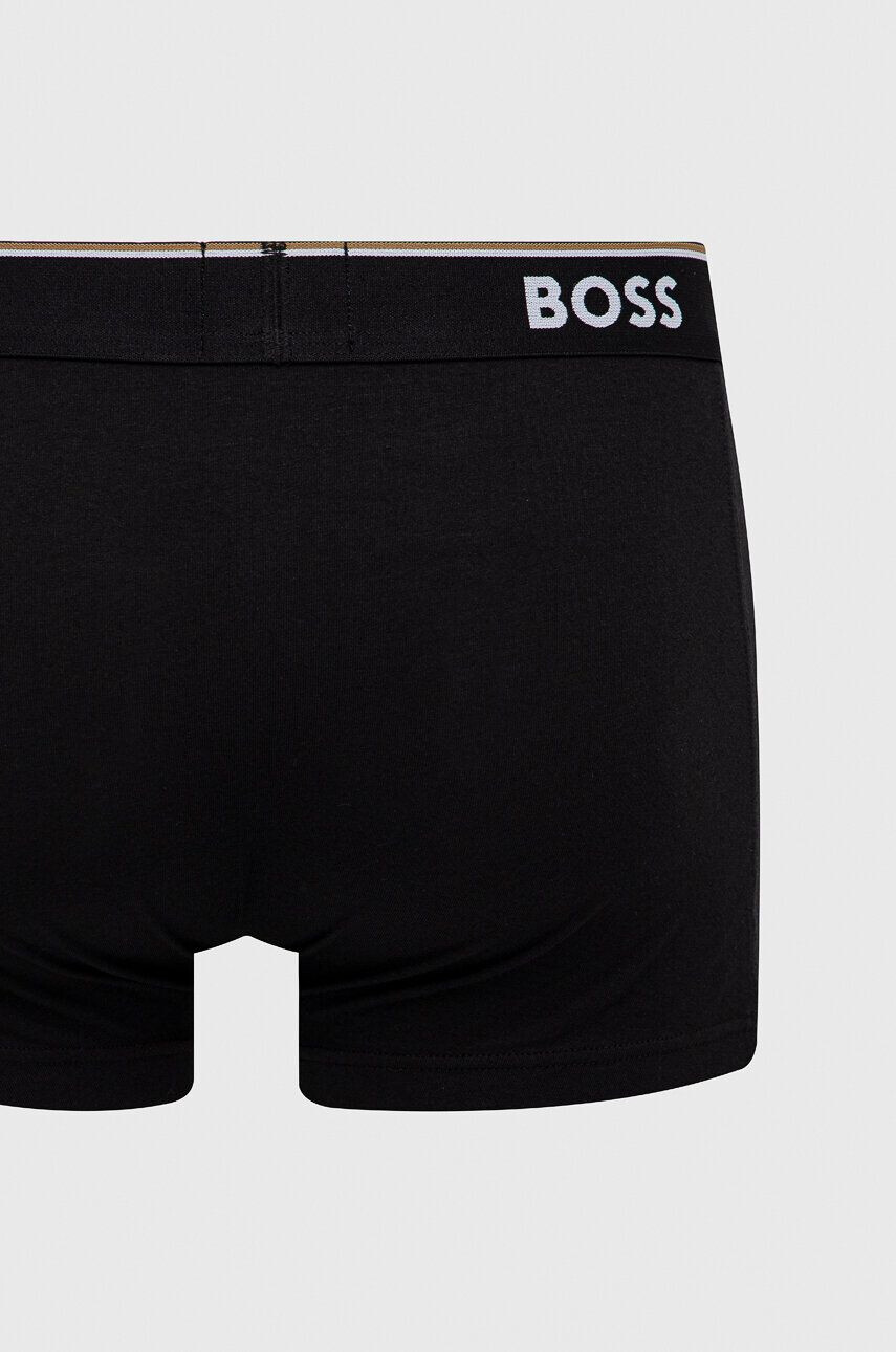 Boss Boxerky 3-pak pánske čierna farba - Pepit.sk