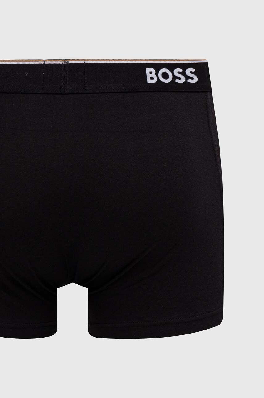 Boss Boxerky 3-pak pánske čierna farba - Pepit.sk