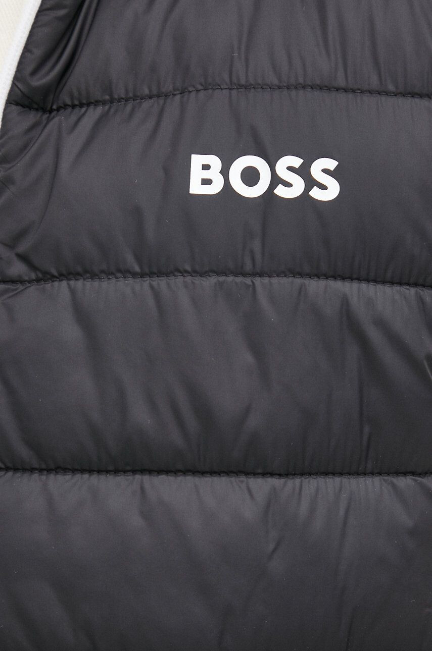 Boss Green Vesta BOSS Boss Athleisure pánska čierna farba prechodný - Pepit.sk