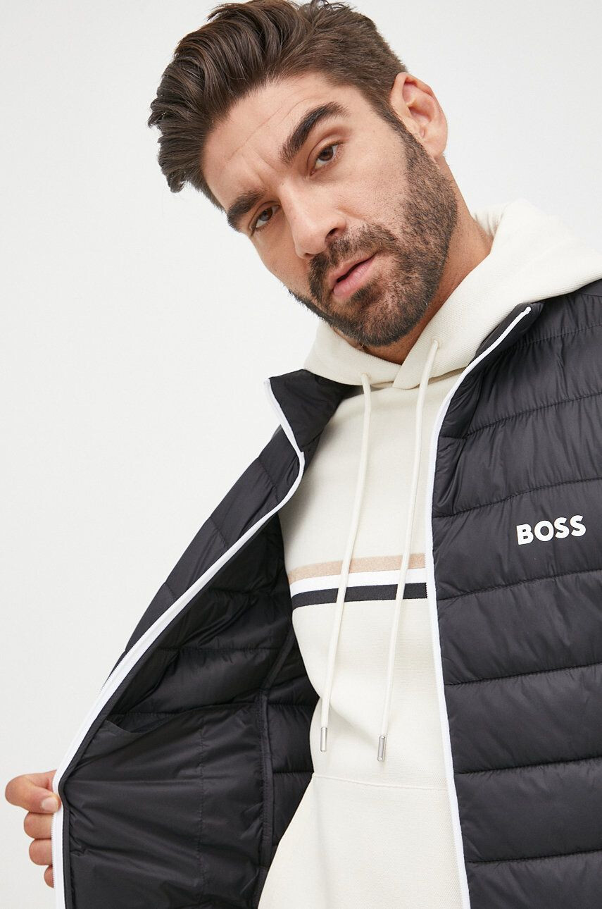 Boss Green Vesta BOSS Boss Athleisure pánska čierna farba prechodný - Pepit.sk