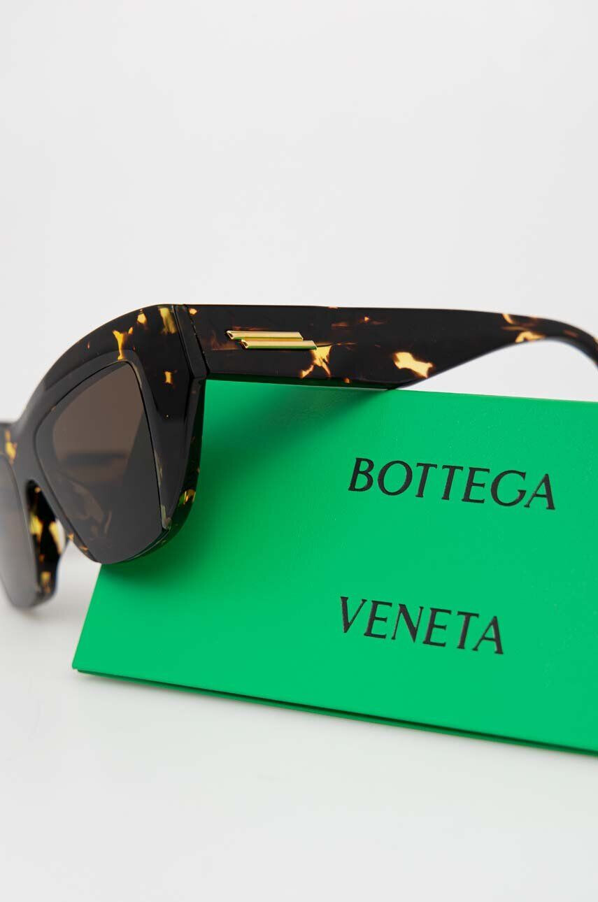 Bottega Veneta Slnečné okuliare dámske hnedá farba - Pepit.sk