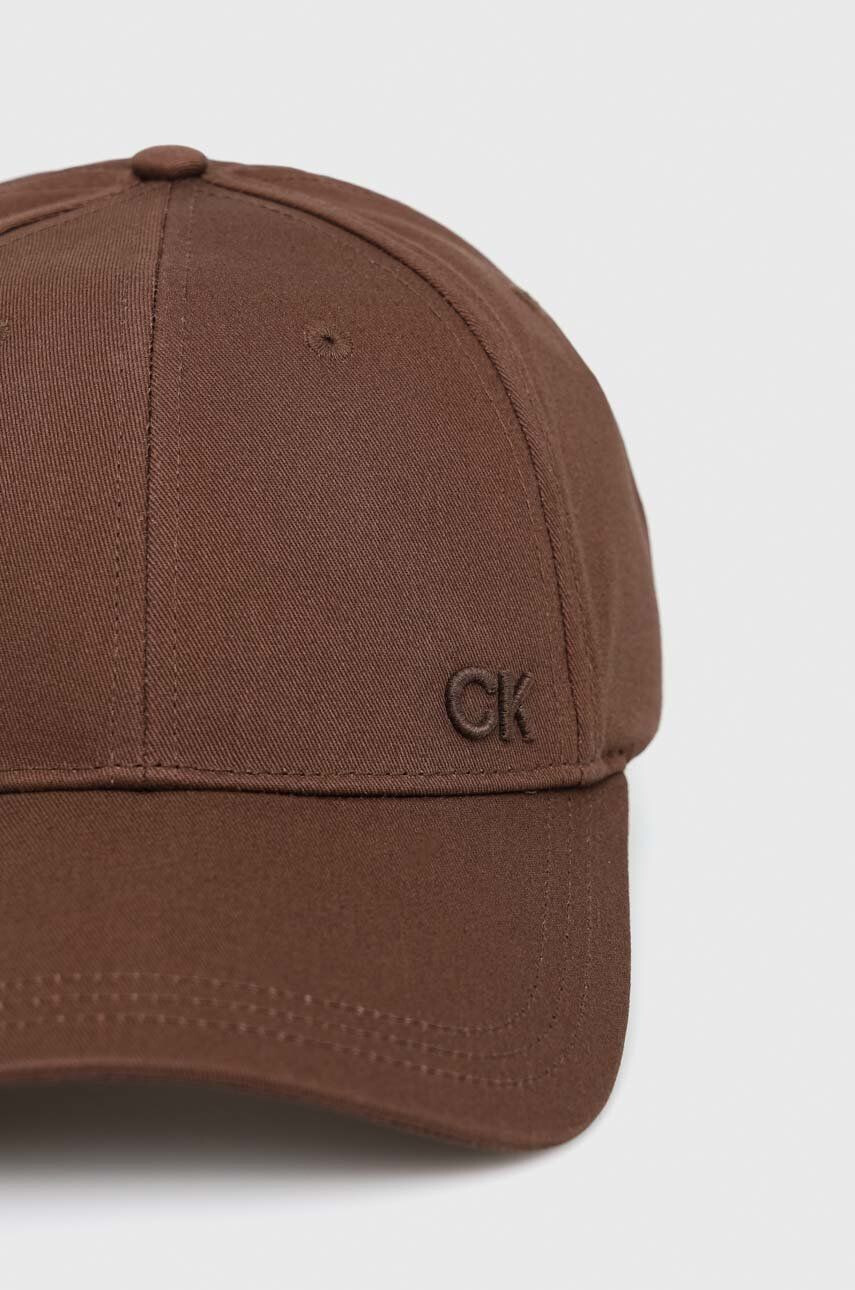 Calvin Klein Bavlnená šiltovka biela farba s nášivkou - Pepit.sk