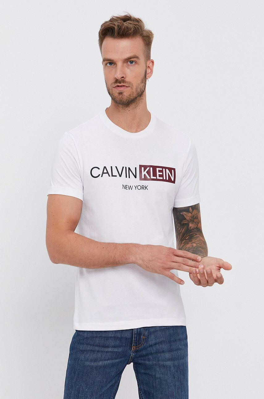 Calvin Klein Bavlnené tričko - Pepit.sk