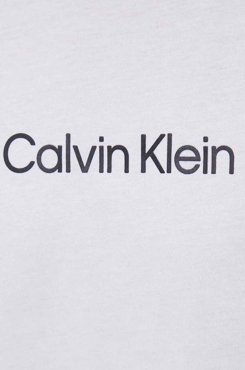 Calvin Klein Bavlnené tričko biela farba - Pepit.sk