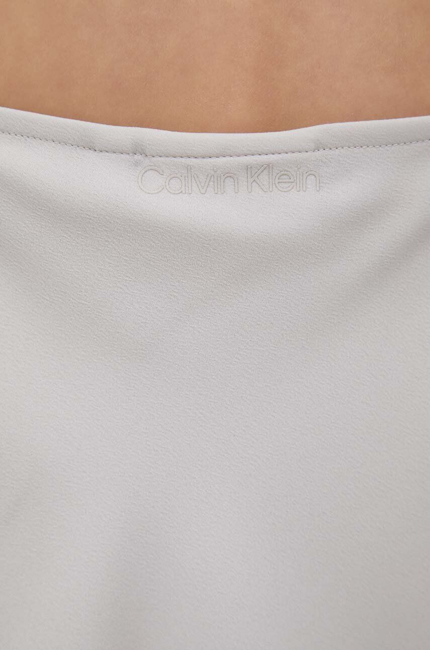 Calvin Klein Blúzka béžová farba - Pepit.sk