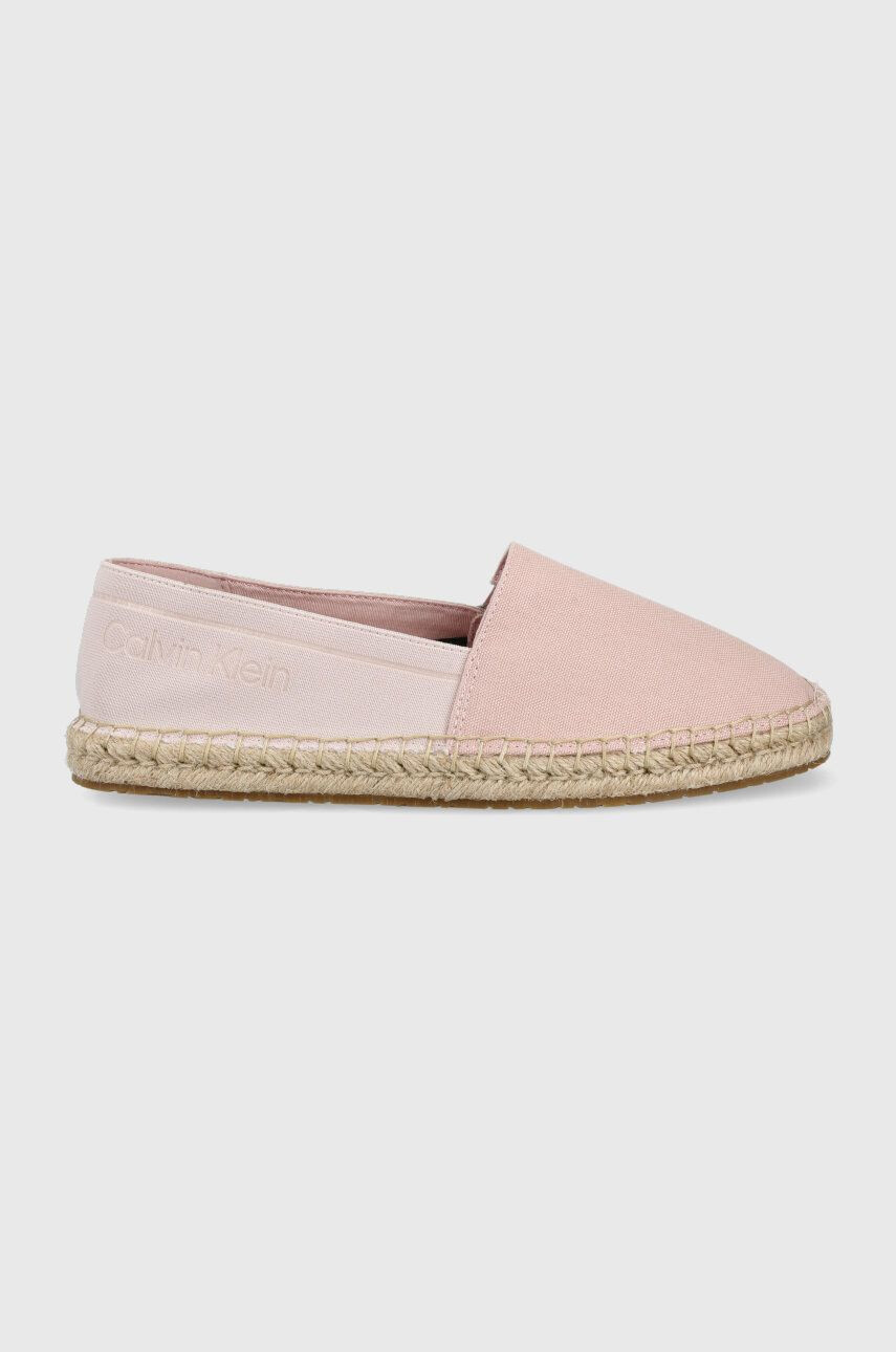 Calvin Klein Espadrilky ružová farba - Pepit.sk