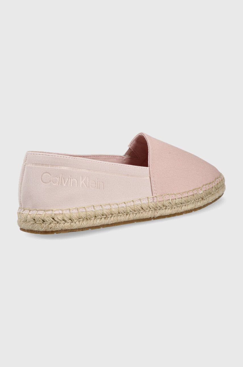 Calvin Klein Espadrilky ružová farba - Pepit.sk