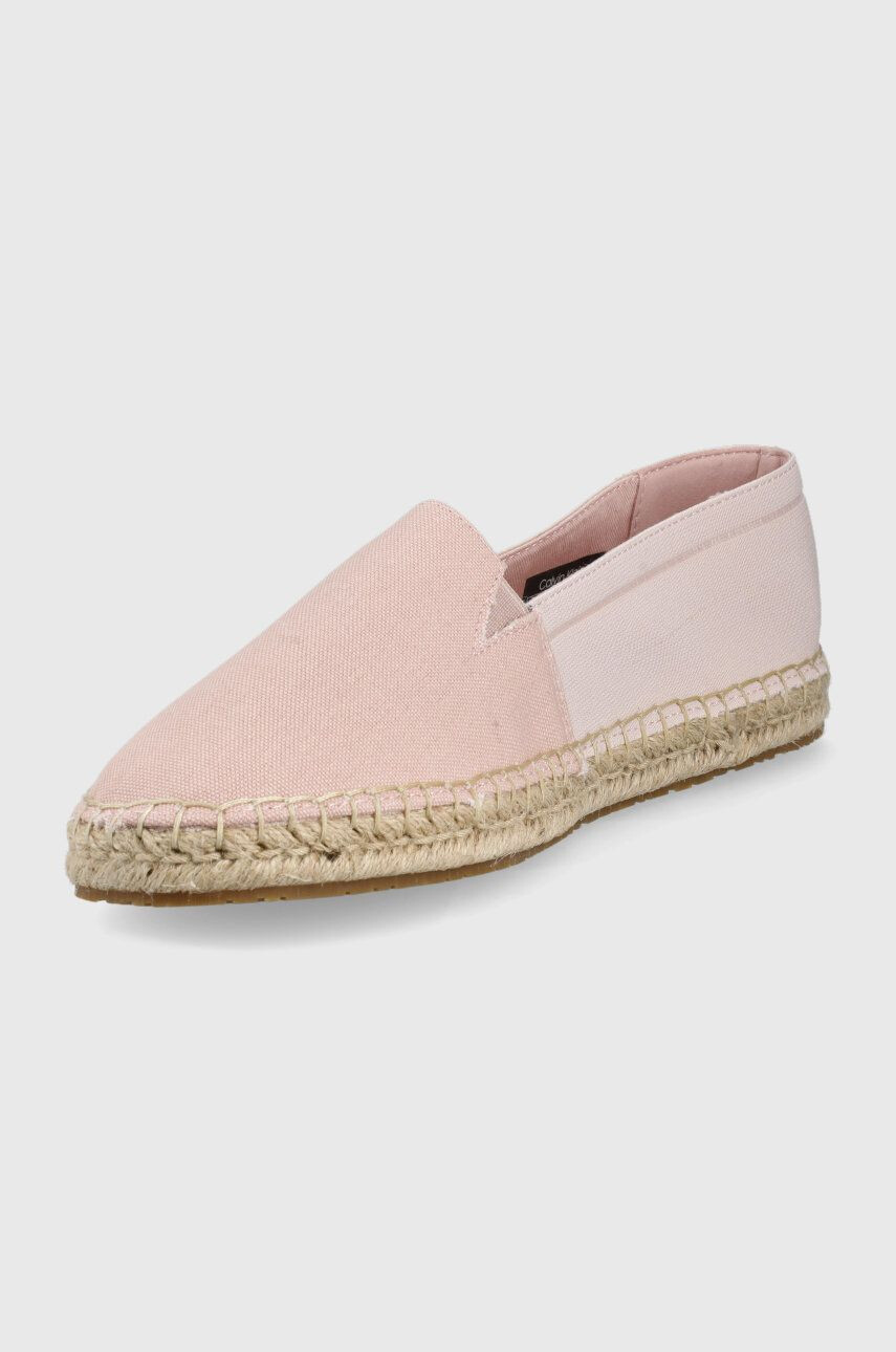 Calvin Klein Espadrilky ružová farba - Pepit.sk