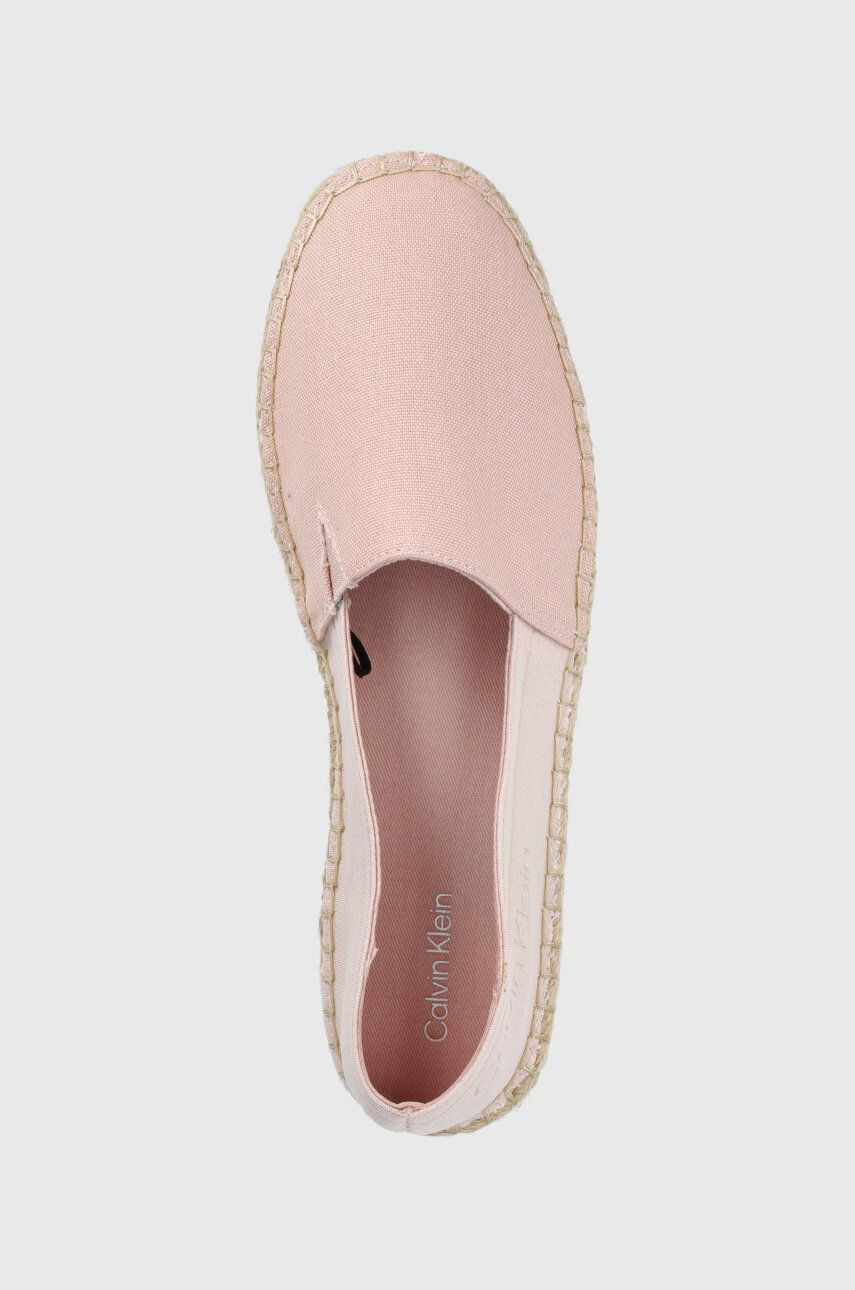 Calvin Klein Espadrilky ružová farba - Pepit.sk