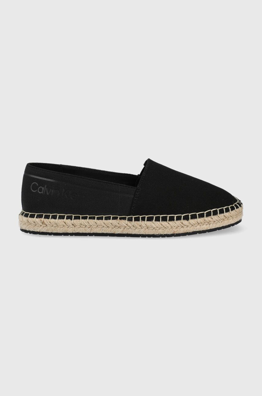 Calvin Klein Espadrilky čierna farba - Pepit.sk