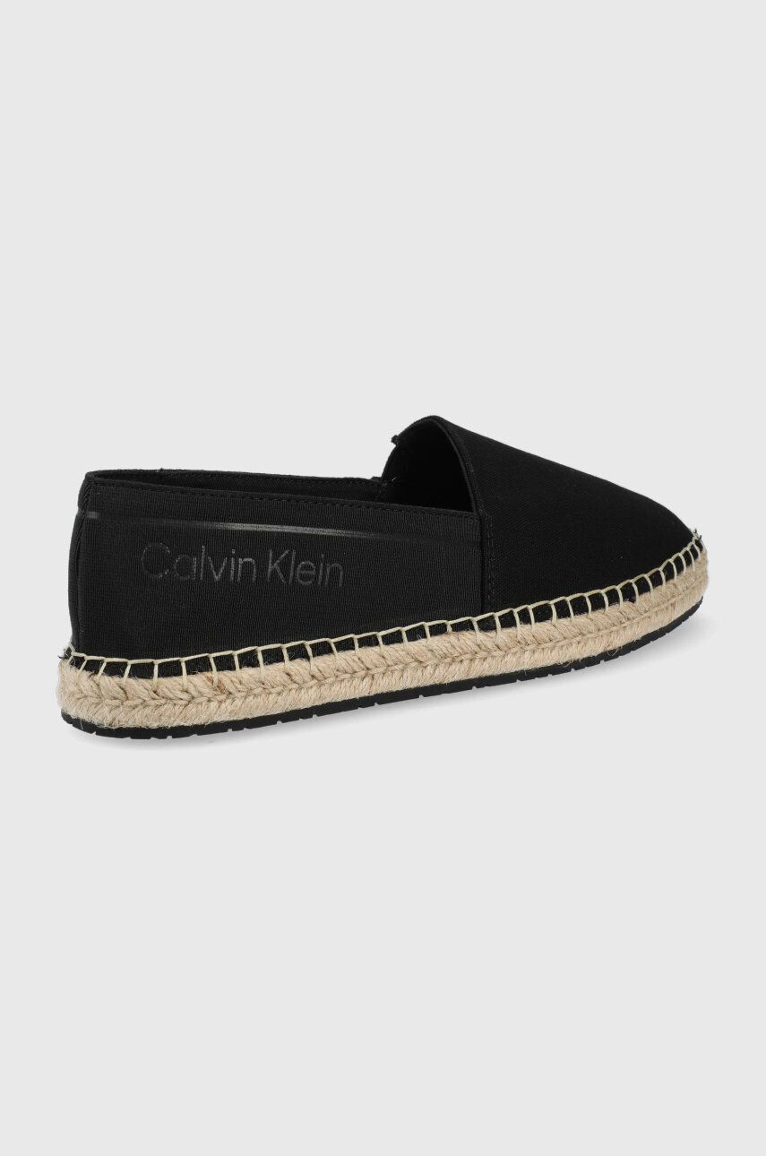 Calvin Klein Espadrilky čierna farba - Pepit.sk