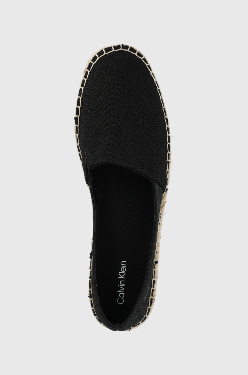 Calvin Klein Espadrilky čierna farba - Pepit.sk