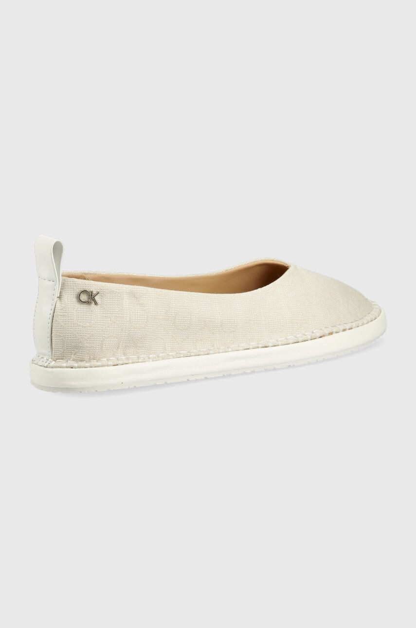 Calvin Klein Espadrilky Espadrille béžová farba - Pepit.sk