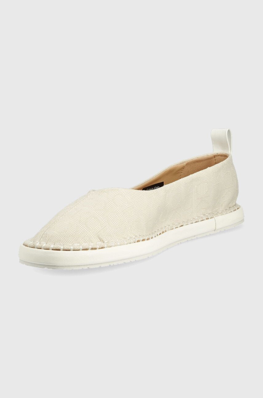 Calvin Klein Espadrilky Espadrille béžová farba - Pepit.sk