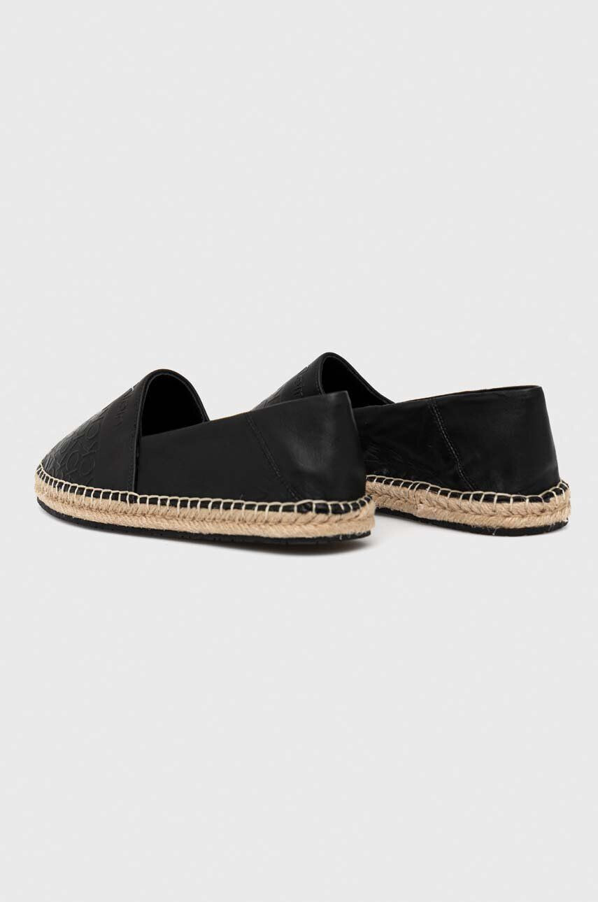 Calvin Klein Espadrilky ESPADRILLE - HF MONO čierna farba HW0HW01456 - Pepit.sk