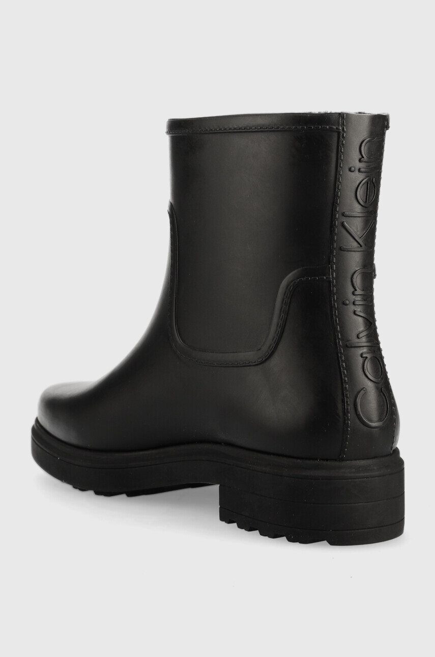 Calvin Klein Gumáky Rain Boot dámske čierna farba - Pepit.sk